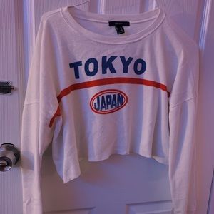 Tokyo-cropped thermal tee